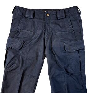 5.11 Tactical Cargo Pants Women 14 Navy Blue Excellent Ripstop Multi-Pocket